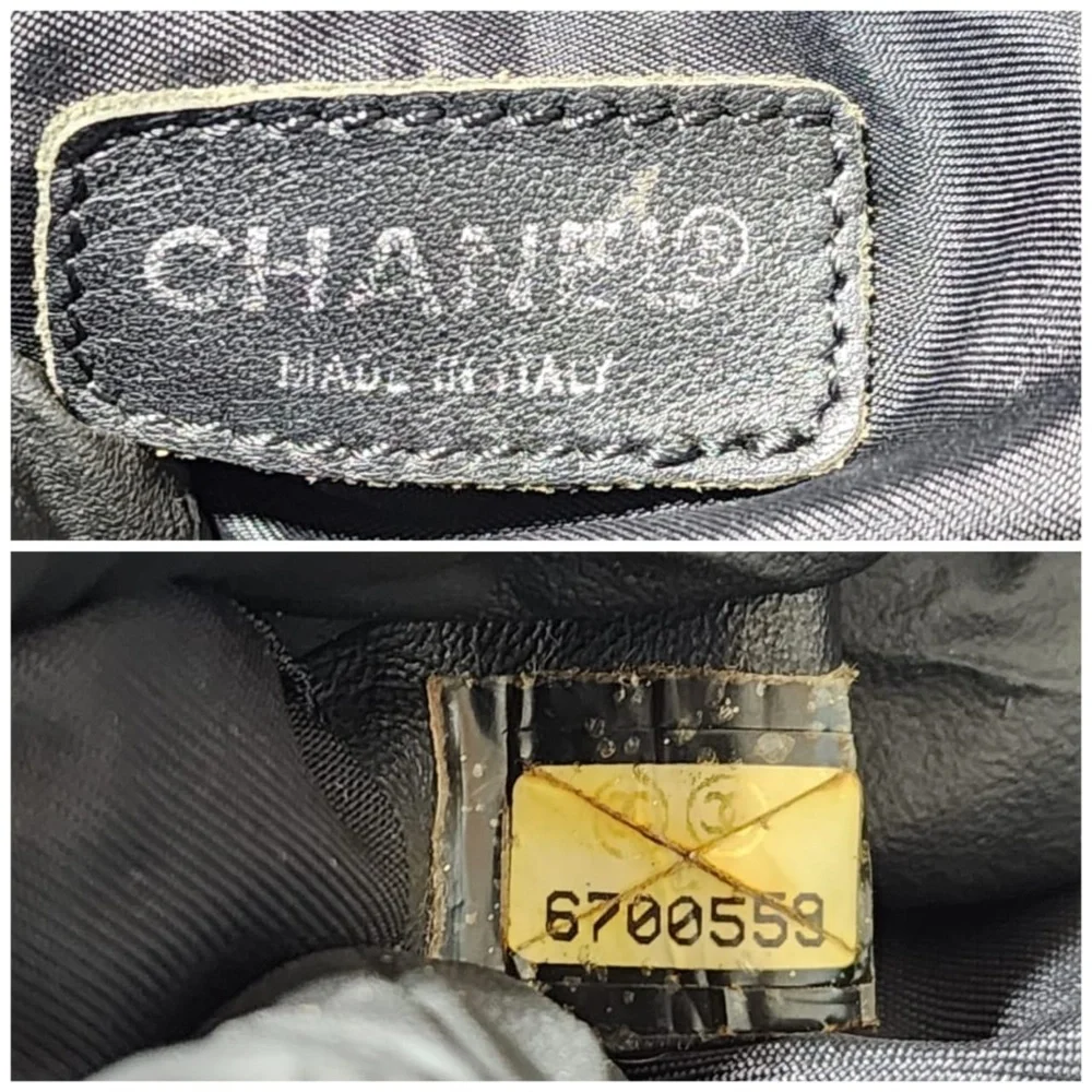Authentic Chanel Travel Ligne Laptop Case Black